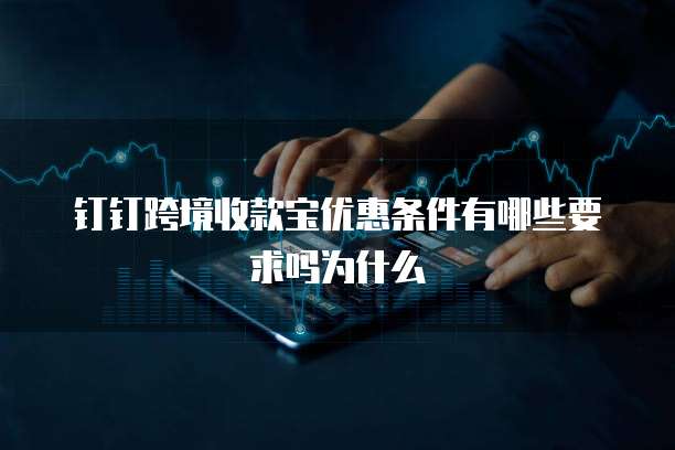 钉钉跨境收款宝优惠条件有哪些要求吗为什么