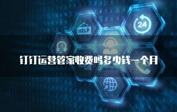 钉钉运营管家收费吗多少钱一个月