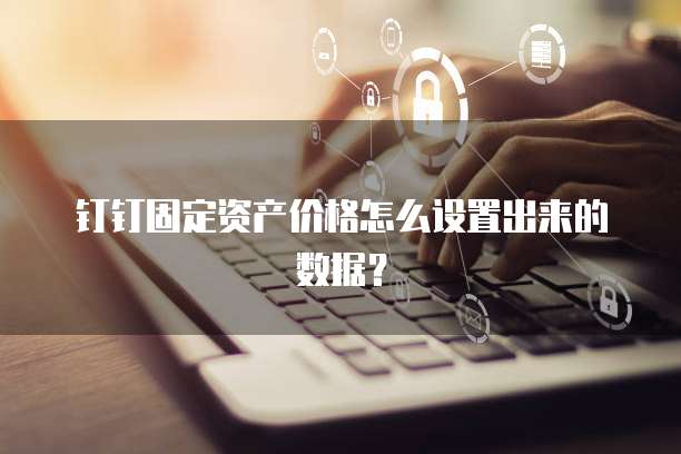 钉钉固定资产价格怎么设置出来的数据?