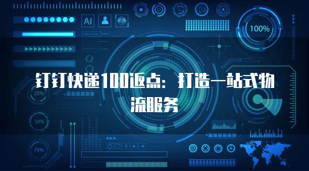 钉钉快递100返点:打造一站式物流服务