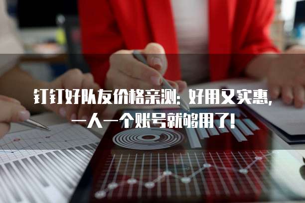 钉钉好队友价格亲测: 好用又实惠, 一人一个账号就够用了!
