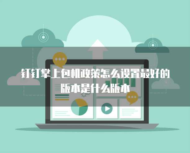 钉钉掌上包机政策怎么设置最好的版本是什么版本