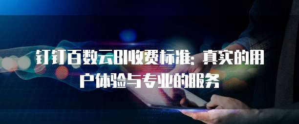 钉钉百数云BI收费标准: 真实的用户体验与专业的服务