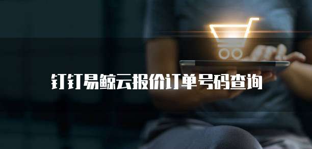 钉钉易鲸云报价订单号码查询