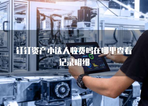 钉钉资产小达人收费吗在哪里查看记录明细