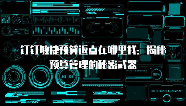 钉钉敏捷预算返点在哪里找:揭秘预算管理的秘密武器