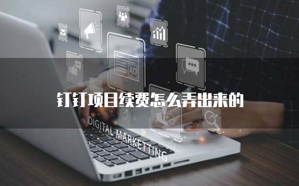 钉钉项目续费怎么弄出来的