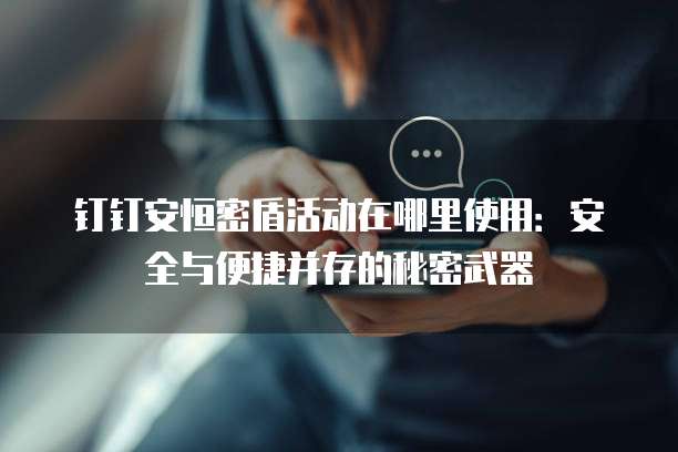 钉钉安恒密盾活动在哪里使用：安全与便捷并存的秘密武器