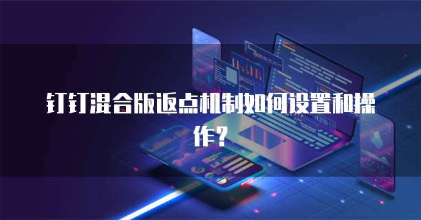 钉钉混合版返点机制如何设置和操作?