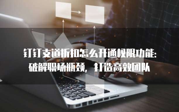 钉钉支道折扣怎么开通权限功能:破解职场瓶颈,打造高效团队