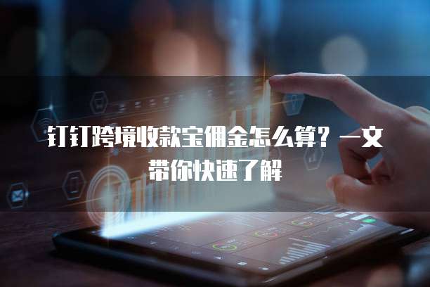 钉钉跨境收款宝佣金怎么算?一文带你快速了解