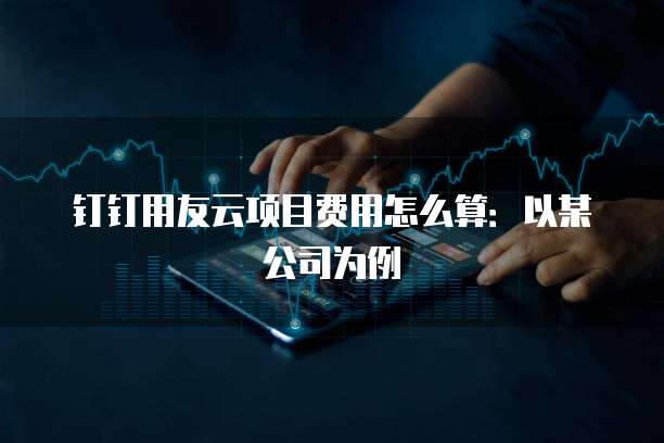 钉钉用友云项目费用怎么算:以某公司为例
