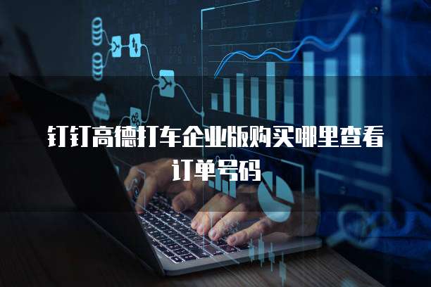 钉钉高德打车企业版购买哪里查看订单号码