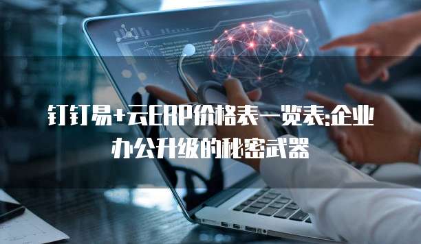 钉钉易+云ERP价格表一览表:企业办公升级的秘密武器