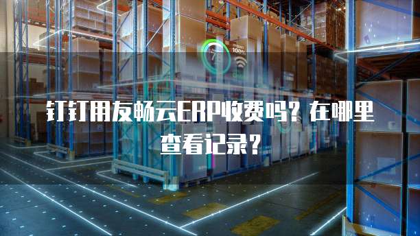 钉钉用友畅云ERP收费吗?在哪里查看记录?
