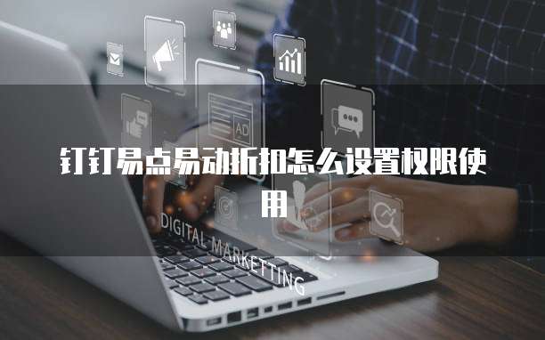 钉钉易点易动折扣怎么设置权限使用