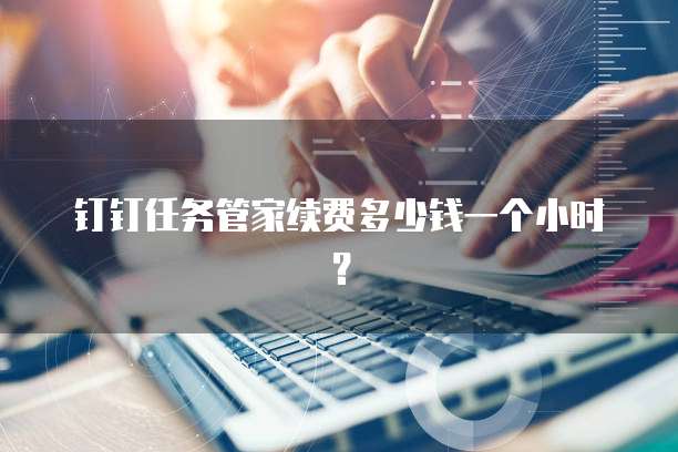 钉钉任务管家续费多少钱一个小时?