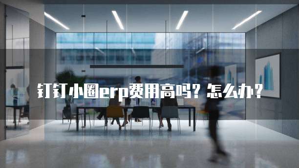钉钉小圈erp费用高吗?怎么办?