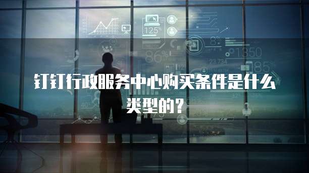 钉钉行政服务中心购买条件是什么类型的？