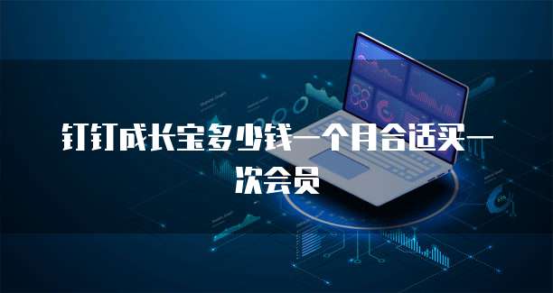 钉钉成长宝多少钱一个月合适买一次会员