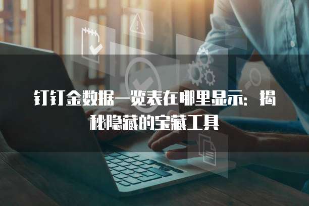 钉钉金数据一览表在哪里显示:揭秘隐藏的宝藏工具