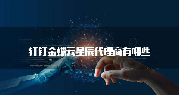 钉钉金蝶云星辰代理商有哪些