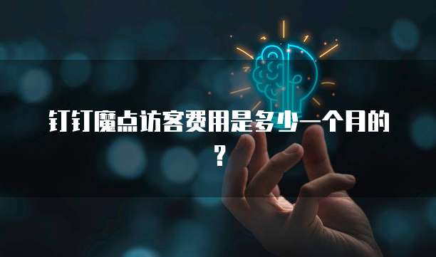 钉钉魔点访客费用是多少一个月的?