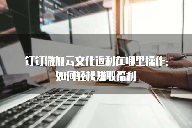 钉钉微加云文化返利在哪里操作:如何轻松赚取福利