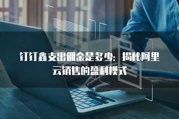 钉钉鑫支出佣金是多少:揭秘阿里云销售的盈利模式