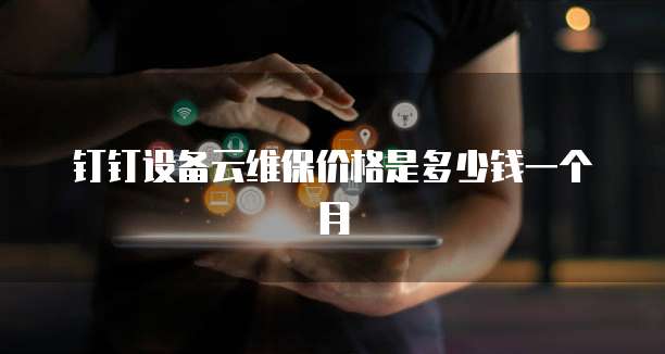 钉钉设备云维保价格是多少钱一个月
