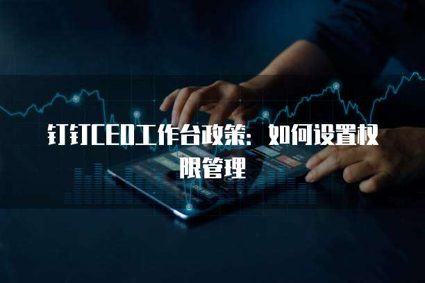 钉钉CEO工作台政策:如何设置权限管理