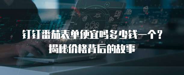 钉钉番茄表单便宜吗多少钱一个?揭秘价格背后的故事