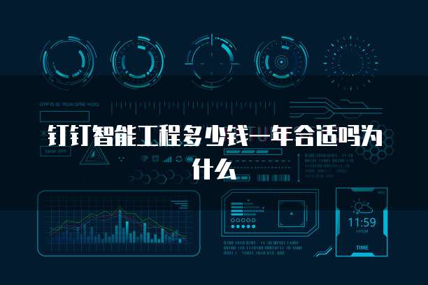 钉钉智能工程多少钱一年合适吗为什么