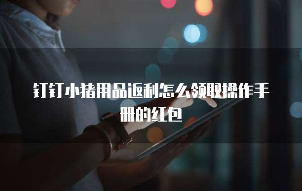 钉钉小猪用品返利怎么领取操作手册的红包
