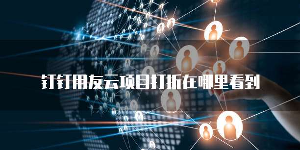 钉钉用友云项目打折在哪里看到