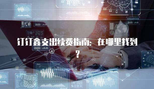 钉钉鑫支出续费指南:在哪里找到?
