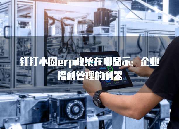 钉钉小圈erp政策在哪显示:企业福利管理的利器