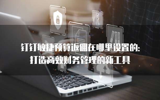 钉钉敏捷预算返佣在哪里设置的:打造高效财务管理的新工具