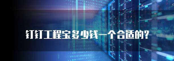 钉钉工程宝多少钱一个合适的?