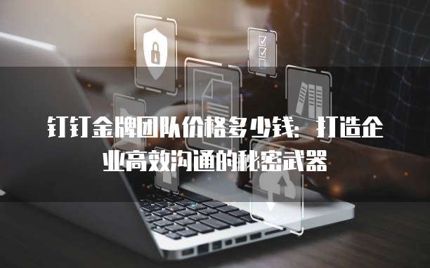 钉钉金牌团队价格多少钱:打造企业高效沟通的秘密武器