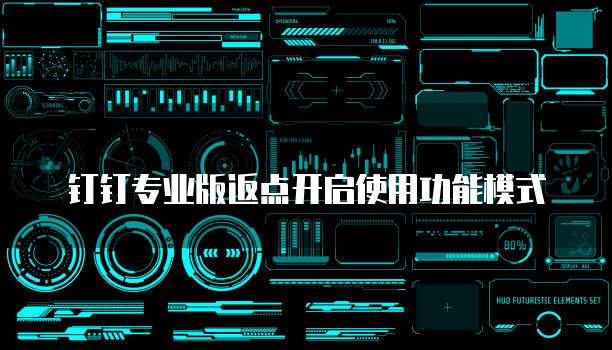 钉钉专业版返点开启使用功能模式