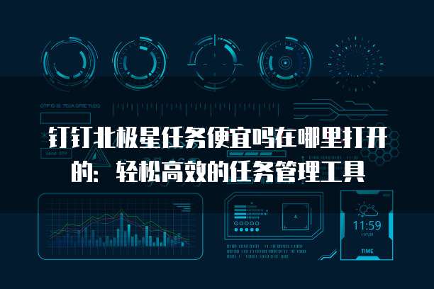 钉钉北极星任务便宜吗在哪里打开的:轻松高效的任务管理工具