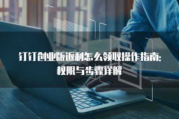 钉钉创业版返利怎么领取操作指南:权限与步骤详解