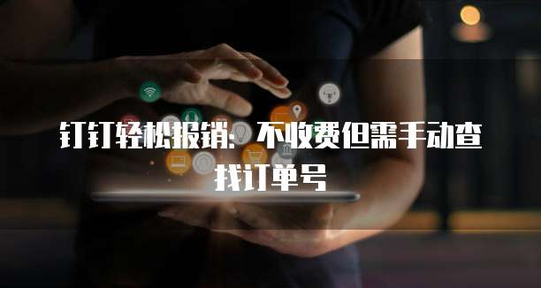 钉钉轻松报销:不收费但需手动查找订单号