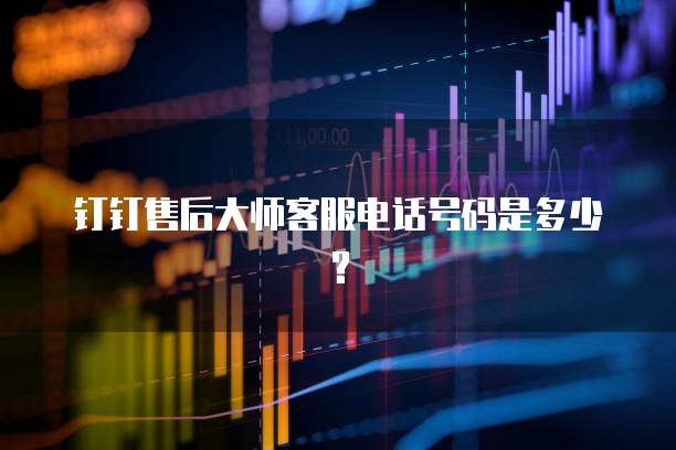 钉钉售后大师客服电话号码是多少?