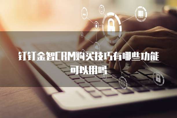 钉钉金智CRM购买技巧有哪些功能可以用吗