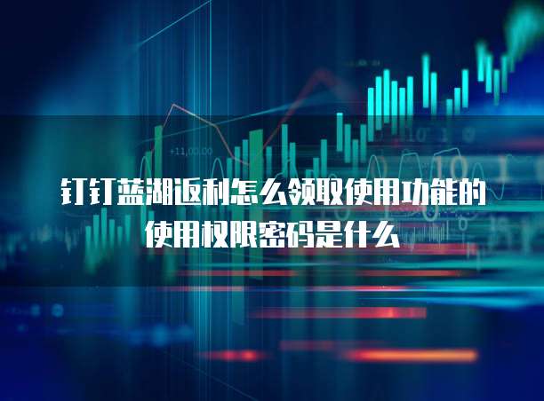 钉钉蓝湖返利怎么领取使用功能的使用权限密码是什么