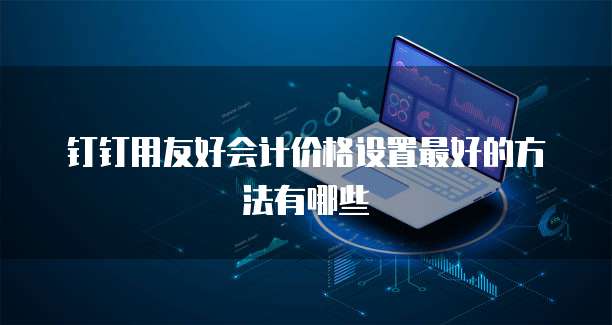 钉钉用友好会计价格设置最好的方法有哪些