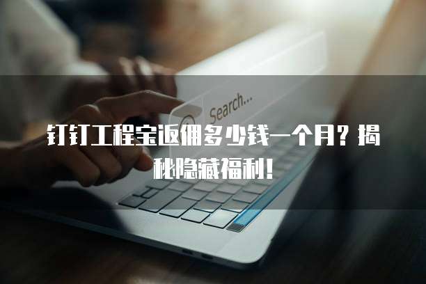 钉钉工程宝返佣多少钱一个月?揭秘隐藏福利!