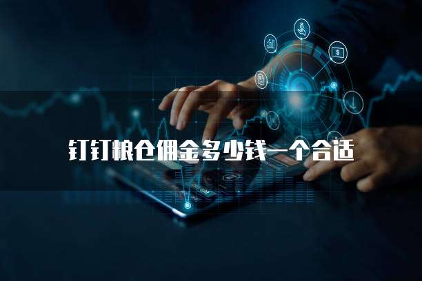 钉钉粮仓佣金多少钱一个合适
